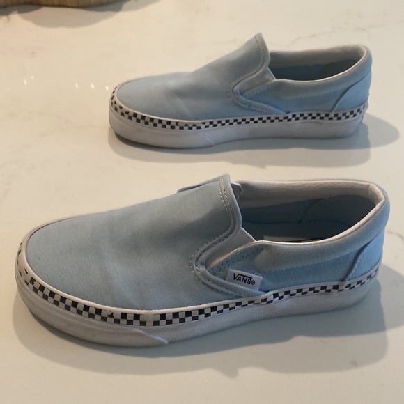 REDUCED!  Women’s Light Blue Vans - Picture 3 of 6